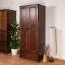 84 cm breiter Kleiderschrank mit 2 Türen | Farbe: Nuss Abbildung