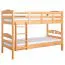 Stockbett für Kinder 90 x 190 cm | Massivholz: Buche | Natur Lackiert | umbaubar in 2 Einzelbetten | inkl. Rollroste Abbildung