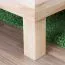 Kernbuche Massivholz Bettgestell 120 x 200 cm geölt Abbildung