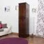 Massivholz-Schrank, Farbe: Nuss 190x47x60 cm Abbildung