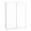 Jugendzimmer - Kleiderschrank, Farbe: Weiß - Abmessungen: 200 x 151 x 62 cm (H x B x T) Abbildung