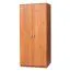 Schlafzimmer - Kleiderschrank, Farbe: Erle - Abmessungen: 180 x 80 x 50 cm (H x B x T) Abbildung