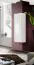 Weißer Hängeschrank Raudberg 22, Farbe: Weiß - Abmessungen: 126 x 40 x 29 cm (H x B x T), mit Push-to-open Funktion