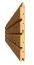 Holz-Gartenhütte 2,97 x 2,34 Meter (inkl. Dach) | Natur | Pultdach Abbildung