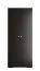 Kleiderschrank im schlichten Design Beskiden 16, Farbe: Schwarz - Abmessungen: 236,5 x 100 x 47 cm (H x B x T)