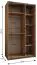 Kleiderschrank / Schiebetürenschrank | 6 Fächer | 245,5 x 140 x 65 cm | 6 Einlegeböden | 2 Kleiderstangen | 2 Schiebetüren | Farbe: Weiß | Soft-Close
