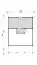 Ferienhaus F18 mit Terrasse, Geländer u. Schlafboden | 44 m² | 70 mm Blockbohlen | Naturbelassen | inkl. Fenster 1 Hand Dreh-Kipp