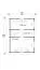Ferienhaus F34 mit 2 Etagen | 65,3 m² | 92 mm Blockbohlen | Naturbelassen | Inkl. Fußboden &  Fenster 2-Hand-Dreh-Kippsystematik