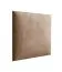Polsterpaneele, 10er Set, Farbe: Braun, Bezug: Velour, Maße: 50 x 40 cm