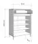 Schuhschrank | 1 Schublade | Farbe: Eiche Artisan | 2 Drehtüren | ABS-Kanten | 4 Fächer | Maße: 80 x 40 x 109,5 cm | für den Eingangsbereich