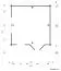Holz-Gartenhaus 5,5 x 4,48 Meter (inkl. Dach) | 2 Fenster | 40 mm Blockbohlen |natur unbehandelt | Satteldach | inkl. Fußboden | aus nordischer Fichte Abbildung