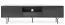Modernes TV-Möbel Margate 01, Farbe: Schwarz - Abmessungen: 51 x 180 x 38 cm (H x B x T)