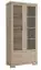 Vitrine "Temerin" Farbe Sonoma-Eiche 17 - Abmessungen: 195 x 90 x 42 cm (H x B x T)