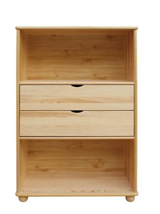 Regal - 80 cm breit, Kiefer Holz-Massiv, Farbe: Natur Abbildung