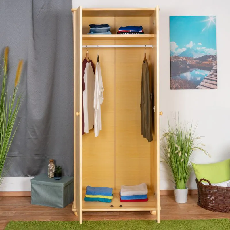 Kleiderschrank natur