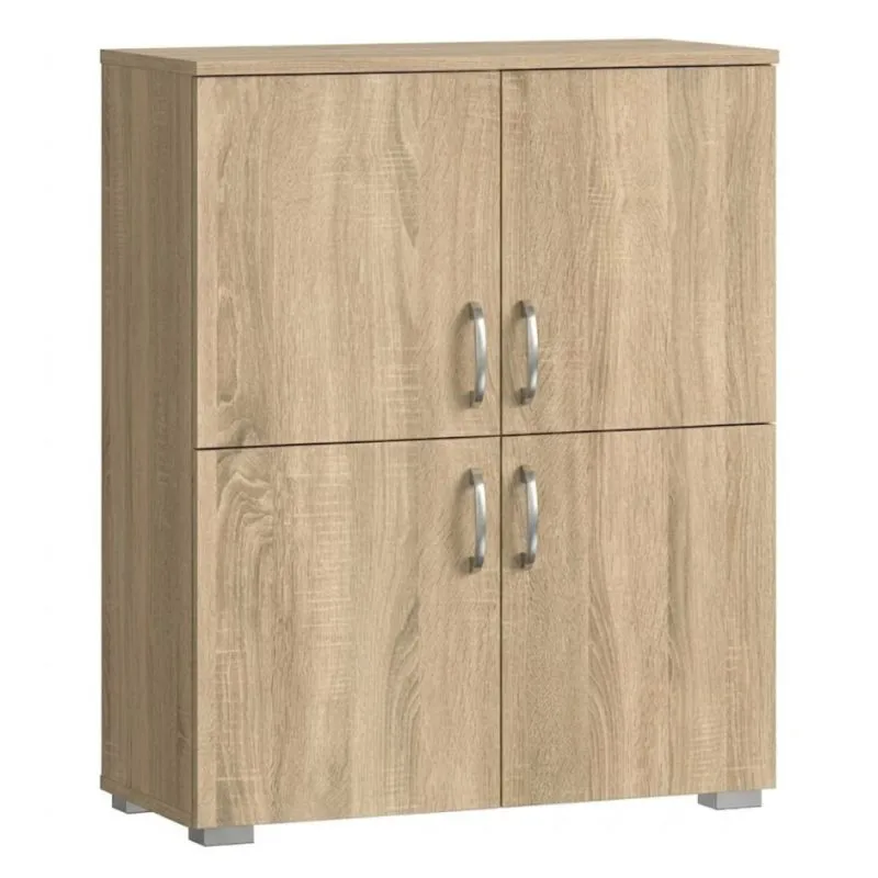 Kommode Ciomas 12, Farbe: Sonoma Eiche - Abmessungen: 104 x 90 x 40 cm (H x B x T)