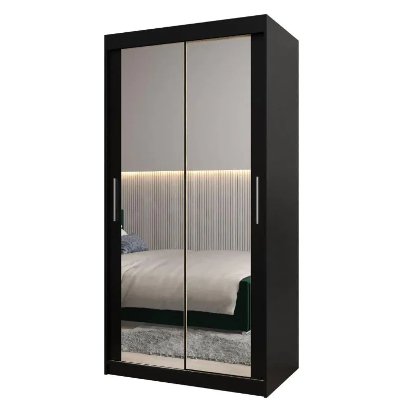 Kleiderschrank schwarz Abbildung