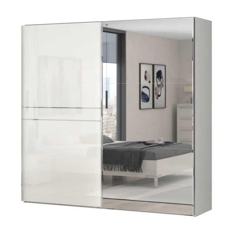 Schlafzimmer - Kleiderschrank mit Spiegel Abbildung
