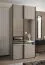 Kleiderschrank / Schiebetürenschrank | 2 Kleiderstangen | 2 Schiebetüren | 245,5 x 110 x 64 cm | Spiegel | 6 Fächer | Soft-Close | Farbe: Kaschmir