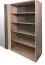 Moderner Kleiderschrank mit großer Spiegeltür Niel 15, Farbe: Eiche / Anthrazit - Abmessungen: 210 x 215 x 61 cm (H x B x T)