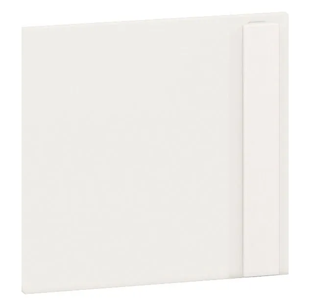 Front für Jugendzimmer - Regal Greeley 06, Farbe: Weiß - Abmessungen: 35 x 37 x 2 cm (H x B x T)