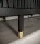 Kleiderschrank im modernen Design Jotunheimen 112, Farbe: Schwarz - Abmessungen: 208 x 100,5 x 62 cm (H x B x T)