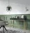 Wohnzimmer Komplett - Set N Worthing, 4-teilig, Farbe: Schwarz / Gold
