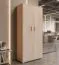Schrank Garut 33, Farbe: Sonoma Eiche - Abmessungen: 194 x 80 x 40 cm (H x B x T)