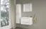Badezimmermöbel - Set AT Rajkot, 3-teilig inkl. Waschtisch / Waschbecken, Farbe: Weiß glänzend