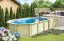 Pool 4 SET aus Holz, Farbe: Natur KDI, Ø 633, inkl. Leitern & Terrasse 2-teilig