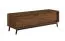 TV-Unterschrank mit zwei Holzschiebetüren Salleron 13, Eiche massiv geölt, Farbe: Tabacco, Maße: 52 x 200 x 50 cm, vier Fächer, für Wohnzimmer