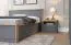 Drehtürenschrank / Kleiderschrank Lotofaga 17, Farbe: Grau / Walnuss - 227 x 291 x 59 cm (H x B x T)