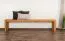 Bank Wooden Nature 133 Kernbuche massiv - 200 x 33 cm (L x B)