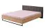 Schlafzimmer Komplett - Set A Crina, 6-teilig, Farbe: Eiche Artisan / Grau, ABS-Kanten, ein Doppelbett, zwei Nachtkommoden, eine Kommode, ein Kleiderschrank und ein Spiegel