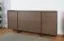 Schlichte Kommode Illgau 01, Baltic Storm - Dunkelbraun, 90 x 200 x 38 cm, mit 4 Türen und 6 Fächern, Push-to-open System, hochwertig verarbeitet, Soft Close System