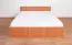 Doppelbett Corrientes 19 inkl. Lattenrost, Farbe: Erle - 160 x 200 cm (B x L)