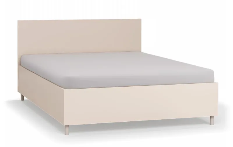 Doppelbett / Gästebett | Farbe: Beige | Liegefläche: 140 x 200 cm | inkl. Lift up Lattenrost | Bettkasten für Bettwäsche | für Schlafzimmer