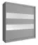 Neutraler Schwebetürenschrank mit genügend Stauraum Warbreck 37, Farbe: Grau - Abmessungen: 200 x 180 x 62 cm (H x B x T)