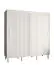 Schlichter Kleiderschrank mit 10 Fächern Jotunheimen 141, Farbe: Weiß - Abmessungen: 208 x 200,5 x 62 cm (H x B x T)