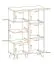 Kommode mit Push-to-open Funktion Austgulen 03, Farbe: 134 x 90 x 40 cm (H x B x T), mit sieben Fächern