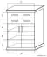 Kommode Wewak 06, Farbe: Sonoma Eiche - Abmessungen: 137 x 100 x 42 cm (H x B x T)