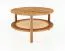 Couchtisch Wellsford 50 Wildeiche massiv geölt - Abmessungen: 80 x 80 x 35 cm (B x T x H)