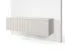 Hängender TV-Unterschrank | Kaschmir | 4 Drehtüren | 4 Fächer | 140 x 40 x 40 cm | Push-to-open Funktion | TV-Möbel | Lamellen Design | für Wohnzimmer