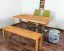 Esstisch Wooden Nature 412 Kernbuche massiv geölt, Tischplatte glatt - 140 x 90 cm (B x T)