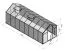 Gewächshaus Chicoree L12, HKP 6 mm, Grundfläche: 12,50 m² - Abmessungen: 570 x 220 cm (L x B)