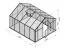 Gewächshaus Endivie XL10, HKP 6 mm, Grundfläche: 10,4 m² - Abmessungen: 360 x 290 cm (L x B)