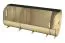 Saunafass Schlafkogel 11 - Abmessungen: 240 x 565 x 248 (B x T x H), Grundfläche: 13,6 m²