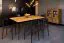 Vitrine Rolleston 21 Wildeiche massiv geölt - Abmessungen: 117 x 97 x 46 cm (H x B x T)