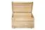 Truhe Kiefer massiv Vollholz natur 005 - Abmessungen: 55 x 77,5 x 49 cm (H x B x T)