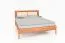 Doppelbett Wellsford 02 Kernbuche massiv geölt - Liegefläche: 160 x 200 cm (B x L)